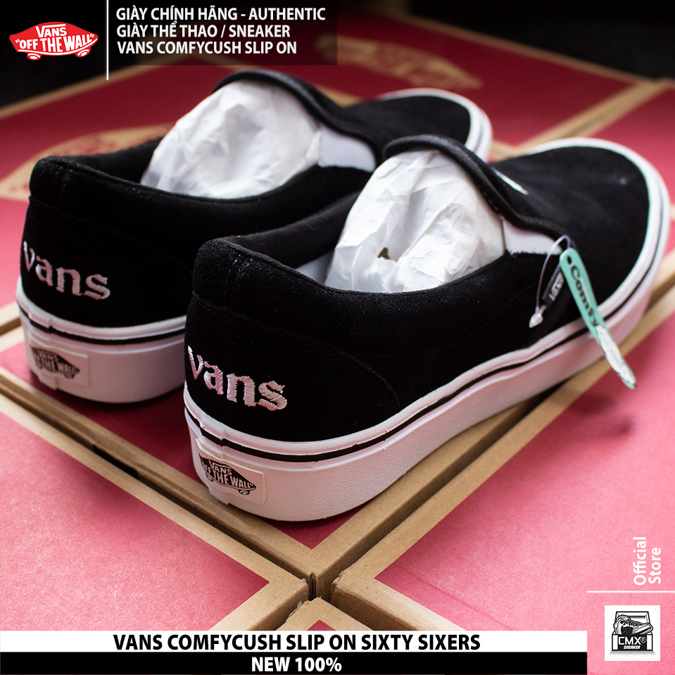 Giày VANS COMFYCUSH SLIP ON SIXTY SIXERS   - AUTHENTIC 100%