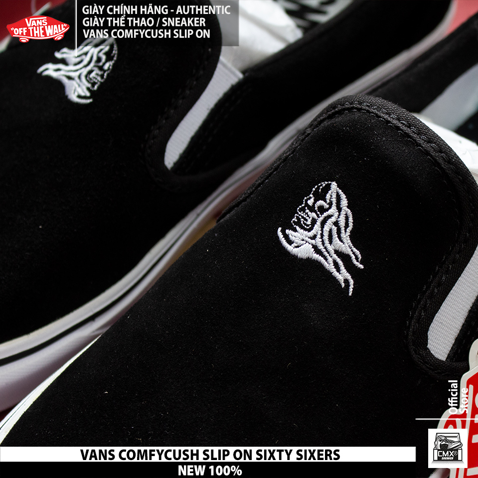 Giày VANS COMFYCUSH SLIP ON SIXTY SIXERS   - AUTHENTIC 100%