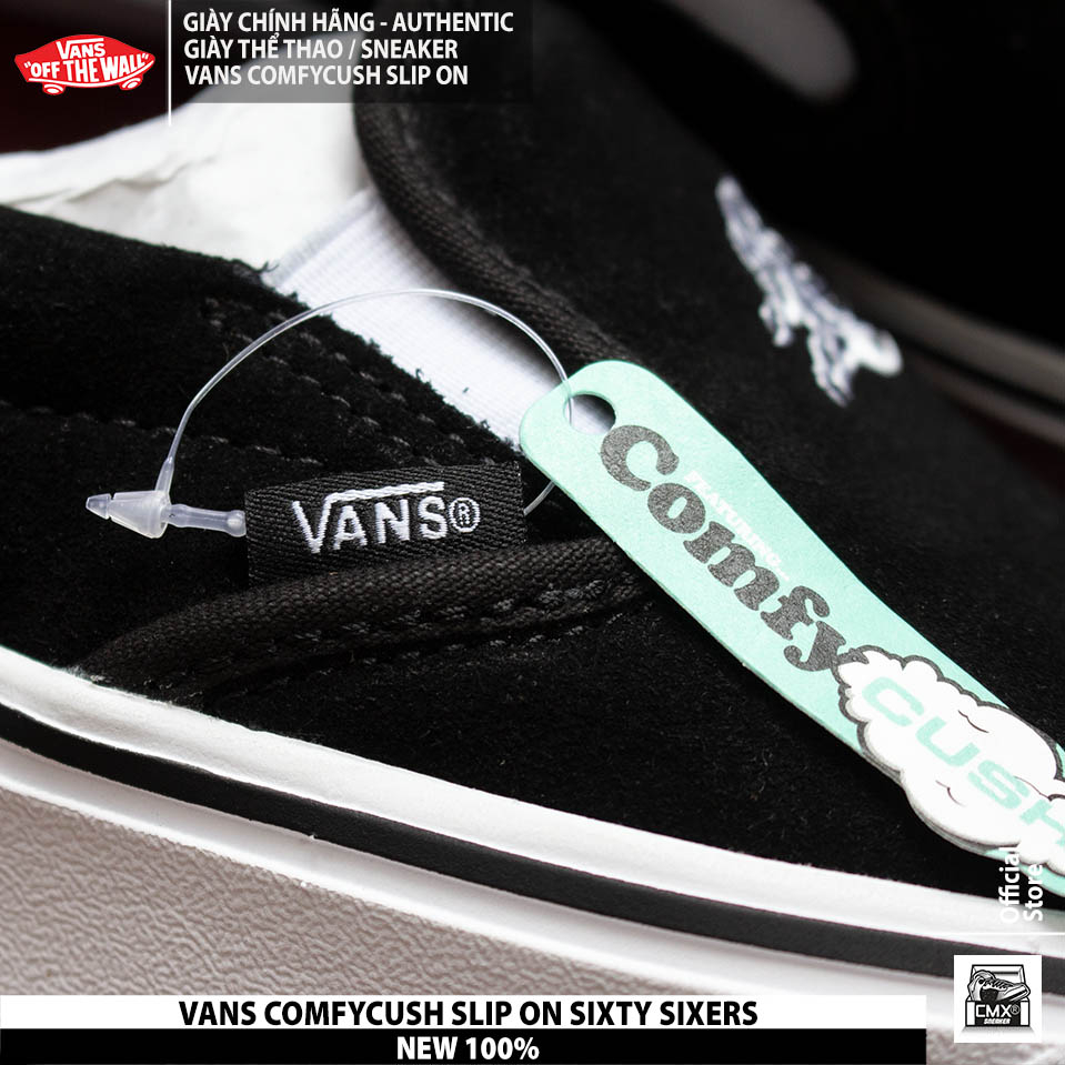 Giày VANS COMFYCUSH SLIP ON SIXTY SIXERS   - AUTHENTIC 100%