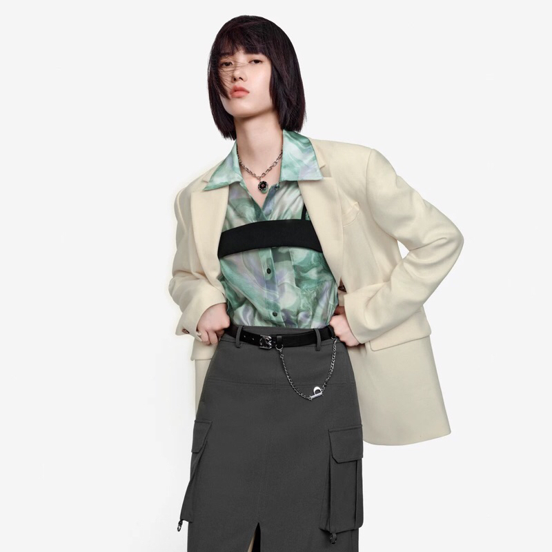 Áo sơ mi loang Peacebird