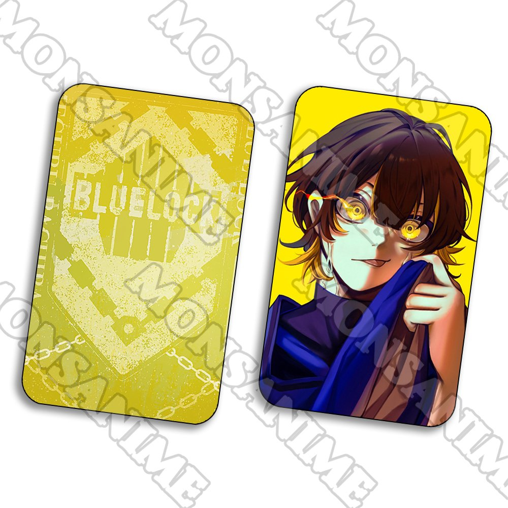 Ảnh card bo góc Meguru Bachira BLUE LOCK thẻ bo viền 5*8cm in hình anime chibi sưu tầm 1 tấm