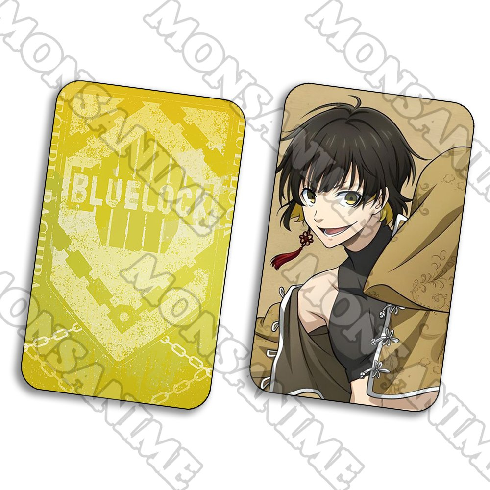 Ảnh card bo góc Meguru Bachira BLUE LOCK thẻ bo viền 5*8cm in hình anime chibi sưu tầm 1 tấm