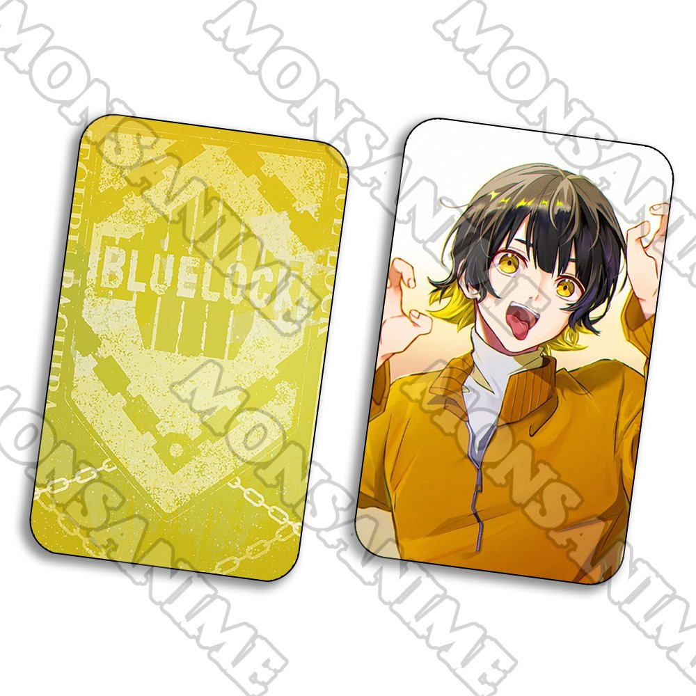 Ảnh card bo góc Meguru Bachira BLUE LOCK thẻ bo viền 5*8cm in hình anime chibi sưu tầm 1 tấm