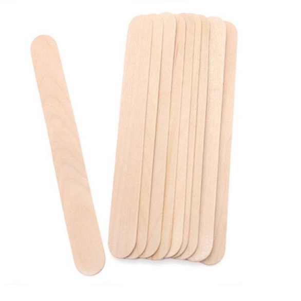Combo que phết gỗ sáp wax lông lớn dày dặn, que đè lưỡi Ozuna VIỆT NAM