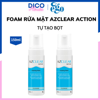 Sữa rửa mặt Azclear Action Foaming Wash làm sạch da mụn, nhạy cảm 150ml - Úc