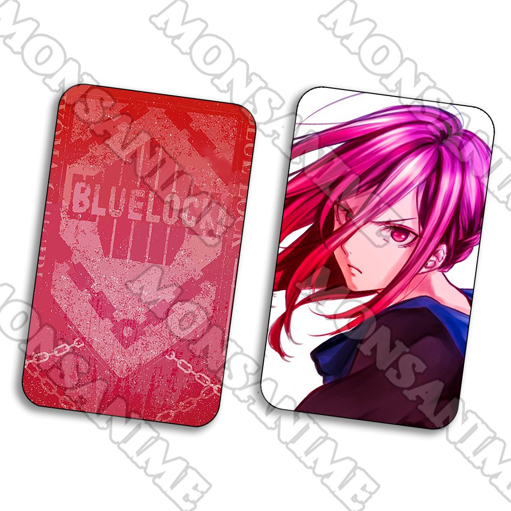 Ảnh card bo góc Chigiri Hyoma BLUE LOCK chibi manga thẻ bo viền 5*8cm sưu tầm xinh xắn