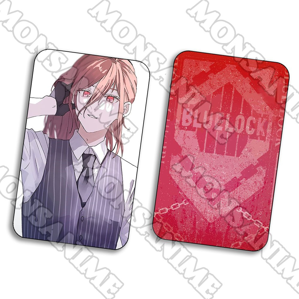 Ảnh card bo góc Chigiri Hyoma BLUE LOCK chibi manga thẻ bo viền 5*8cm sưu tầm xinh xắn