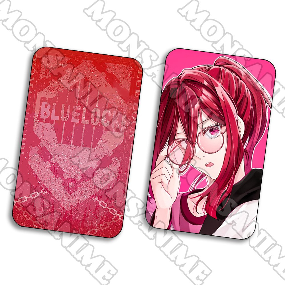 Ảnh card bo góc Chigiri Hyoma BLUE LOCK chibi manga thẻ bo viền 5*8cm sưu tầm xinh xắn