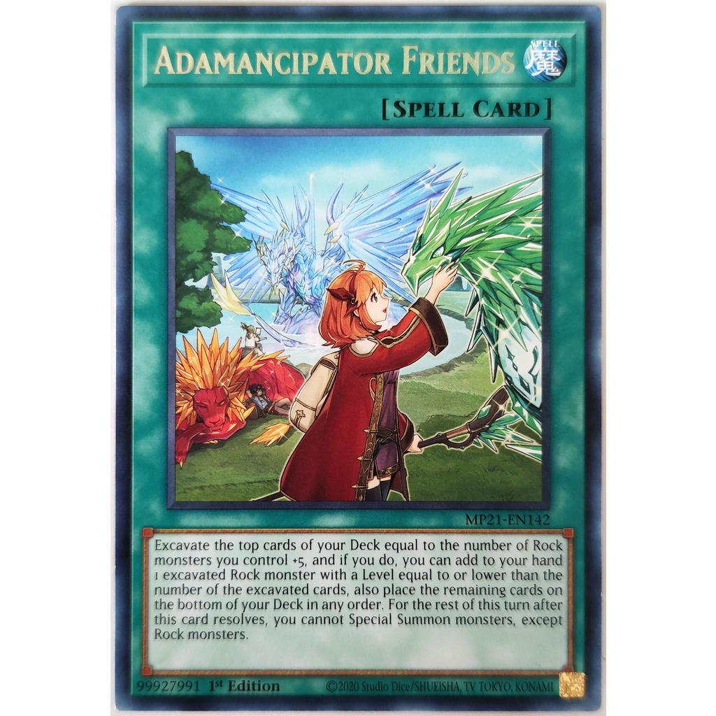 [Thẻ Yugioh] Adamancipator Friends |EN| Rare