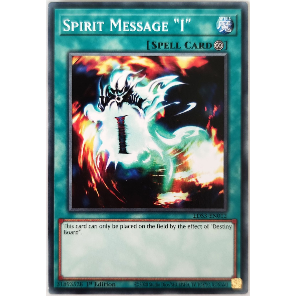 [Thẻ Yugioh] Spirit Message "I" |EN| Common