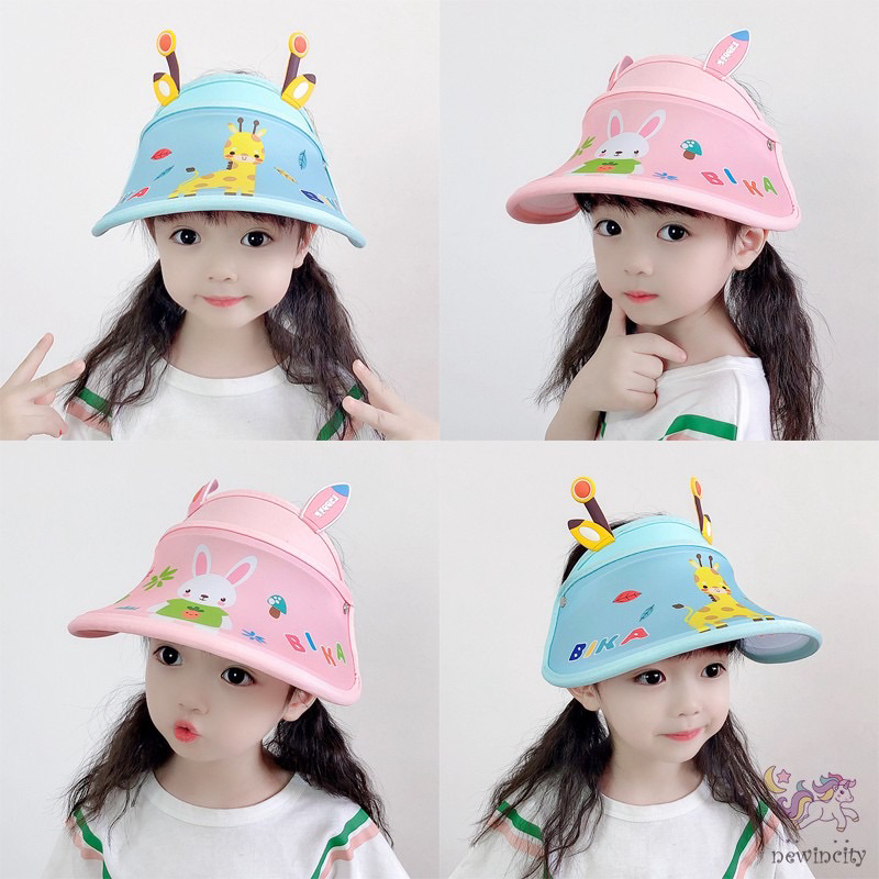 Mũ vành lưỡi trai nửa đầu cho bé trai bé gái từ 3 đến 12 tuổi,chống nắng mùa hè đi biển đáng yêu xinh xắn