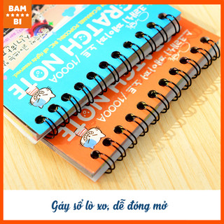 Sổ Than Ma Thuật Cầu Vồng A6 - Sổ Scratch Note 10 tờ