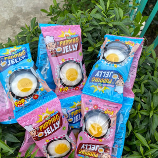 Thạch Pudding Jelly Hình Chảo Chiên Trứng