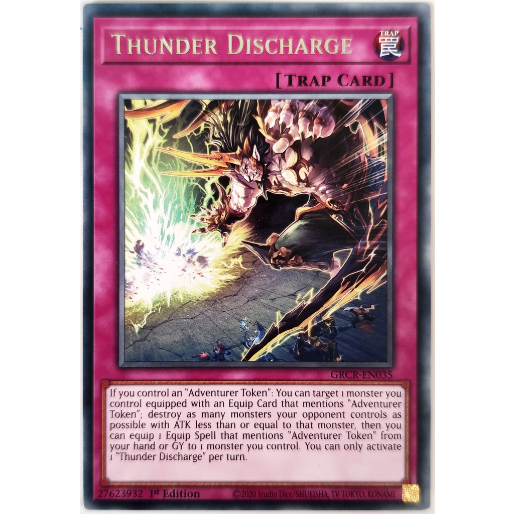 [Thẻ Yugioh] Thunder Discharge |EN| Rare
