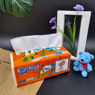 Giấy rút Cellox 300 tờ/3 lớp bịch lớn siêu dai mềm mịn - Giấy rút trắng loại 1