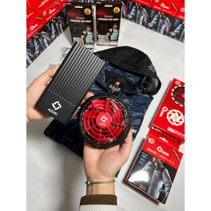 Pin AZUKI SUPER ULTRA 2023 Li-Polymer Dòng 26000MAH Cực Trâu Sử Dụng Cho Quạt 13V