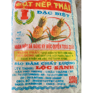 Bột nếp thái trái khóm lộc sánh - 500g