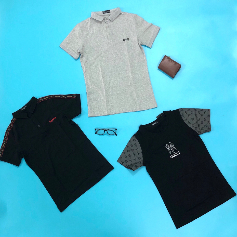 COMBO 3 ÁO THUN CỔ SƠ MI, Size S Của Nam Đồ Tập Thể Thao, Yoga, Gym
