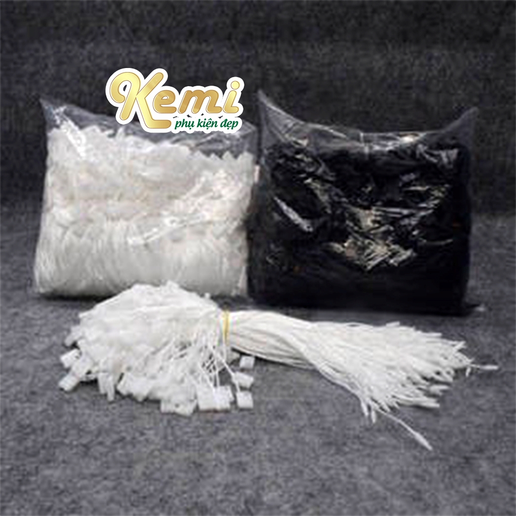 Dây treo nhãn mác bằng chỉ dù gói 100 sợi