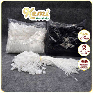 Dây treo nhãn mác bằng chỉ dù gói 100 sợi