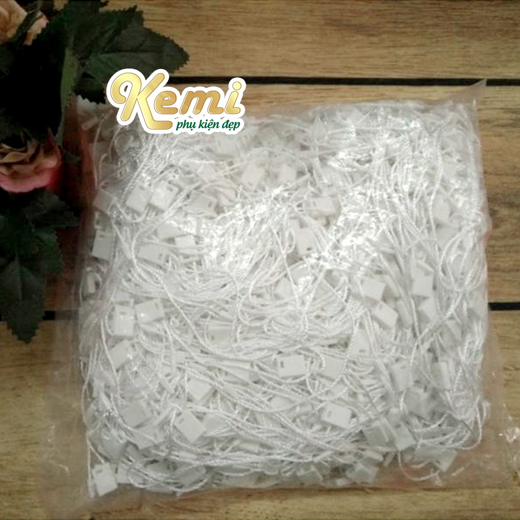 Dây treo nhãn mác bằng chỉ dù gói 100 sợi