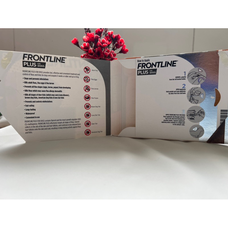 Tuýp Frontline plus dog  - sản phẩm nhỏ gáy ve rận, ghẻ cho chó dưới 10kg