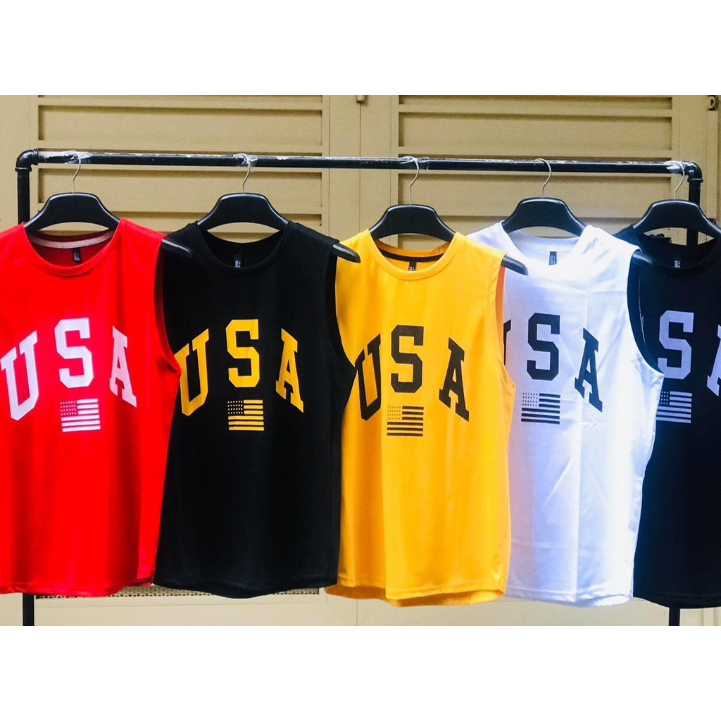 Bộ thể thao sát nách VOSION phối viền cổ siêu hot