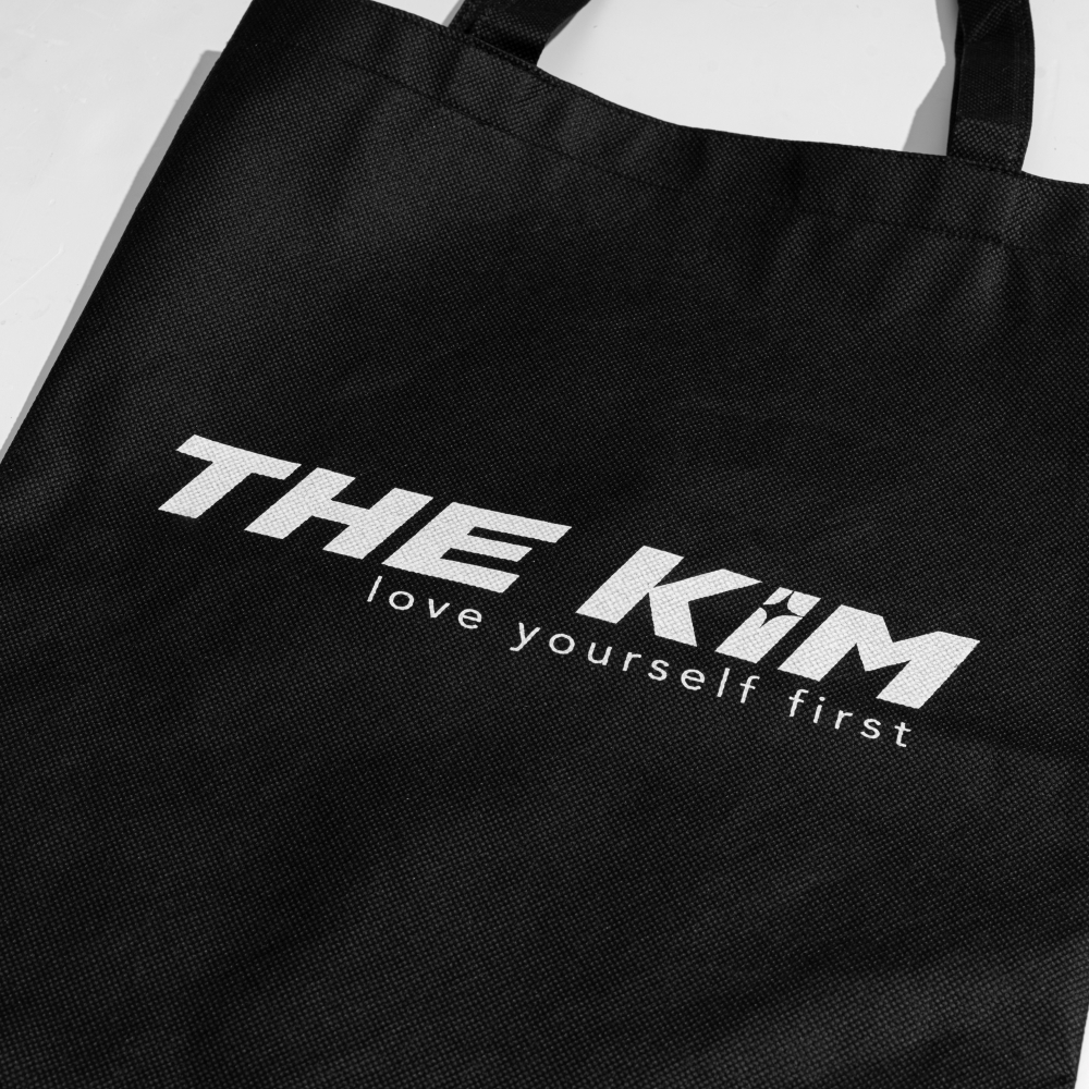 Túi vải không dệt thời trang thương hiệu The Kim , túi tote đeo vai