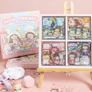 sticker dễ thương (1 tấm 4-6 hình)