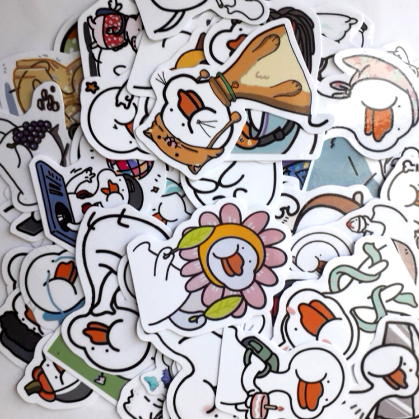 Sticker/ Hình dán CON VỊT