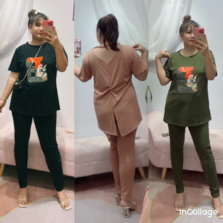 SÉT BỘ QUẦN ÔM ÁO PHOM DÀI XOẮN LƯNG Bigsize Nữ 68-95kg