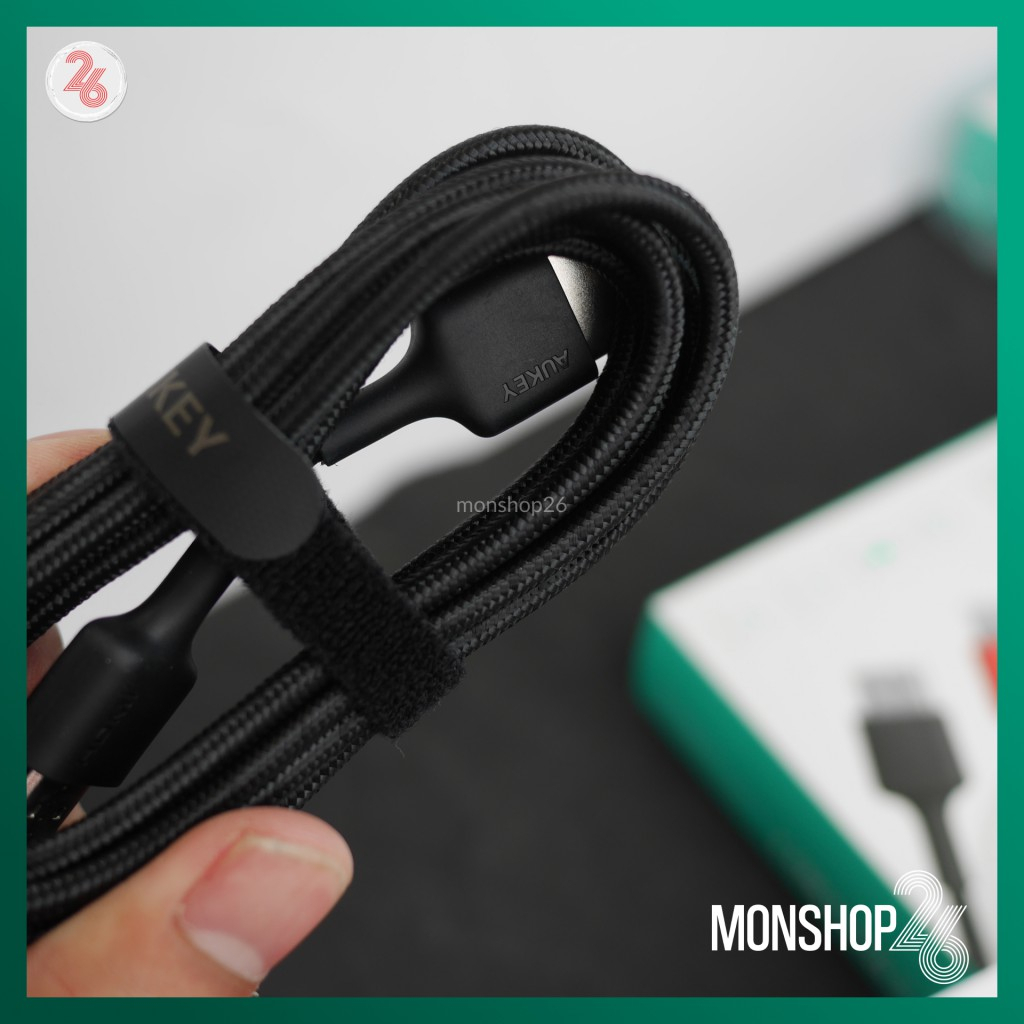 🔌 Bộ cáp HDMI to HDMI Aukey CB-H01 bọc dù dài 2m - Chính hãng 🔌