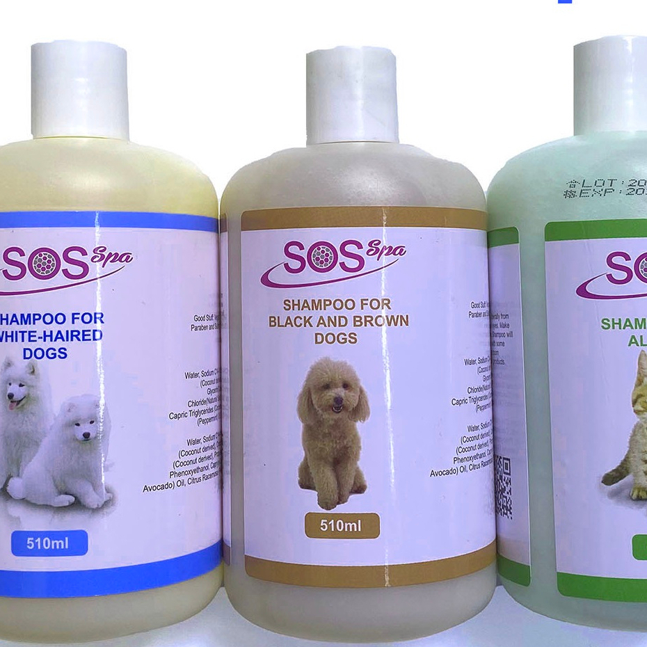 Sữa tắm chó mèo SOS đặc biệt cho các SPA thú cưng chuyên nghiệp 500ml