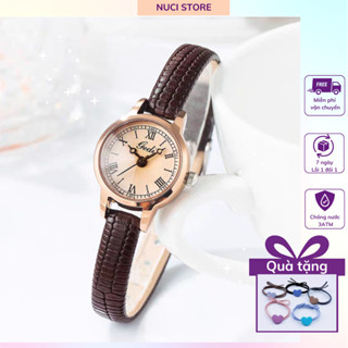 Đồng hồ đeo tay nữ GEDI dây da cao cấp cổ điển dành cho tay nhỏ