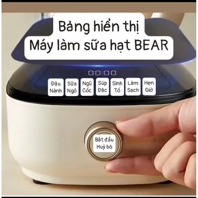 Máy sữa hạt Bear chống ồn 1L