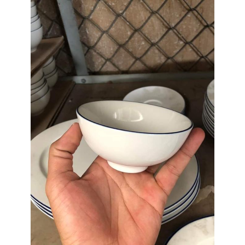 chén sứ Minh Long 11.5cm - Viềng Xanh Dương