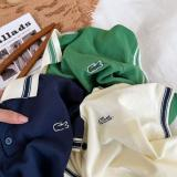 Áo polo cho bé trai BAE KIDS, áo cộc tay bé trai 11kg đến 34kg ngực thêu họa tiết