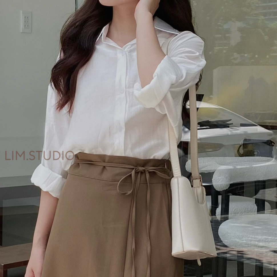 SƠ MI TƠ BASIC OVER DÀI TAY | lim.studio