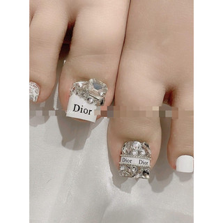🎀Nail box, móng up thiết kế trắng đá A196🎀