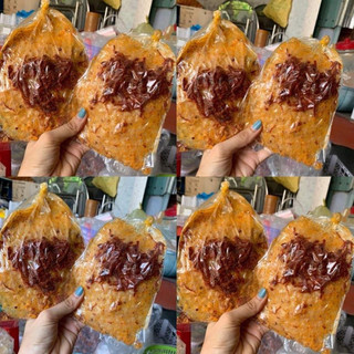 Bánh tráng sate trộn khô bò