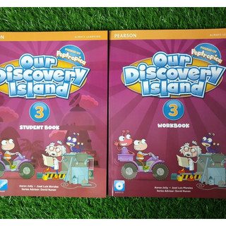Sách- (Trọn bộ 2 cuốn) Our Discovery Island 3 (Student Book + Workbook))