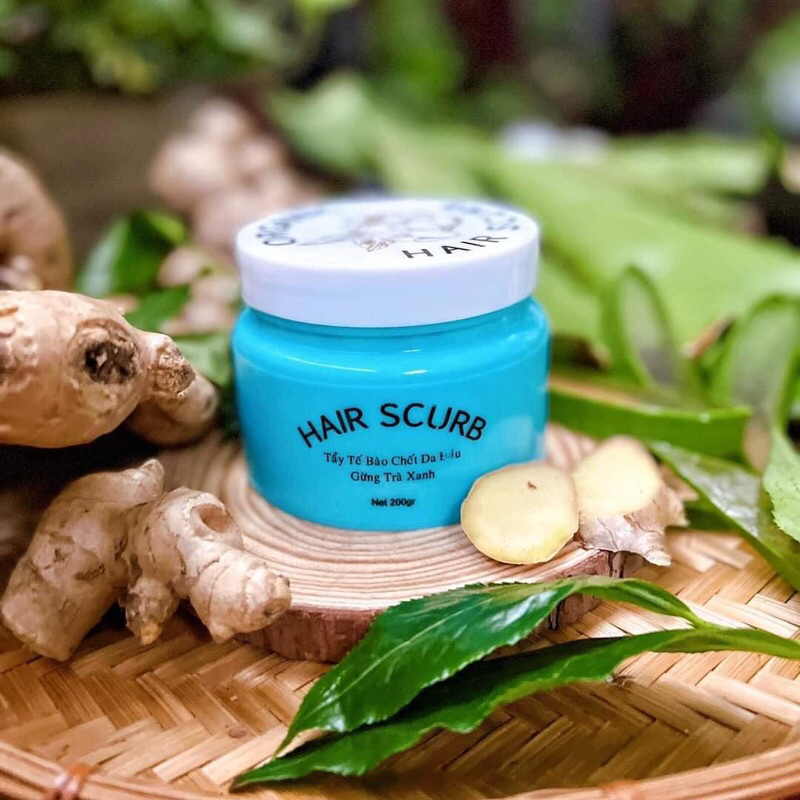 Tẩy Tế Bào Chết Da Đầu Gừng Trà Xanh Sạch Dầu,Sạch Gàu Nấm,Kiểm Soát Dầu