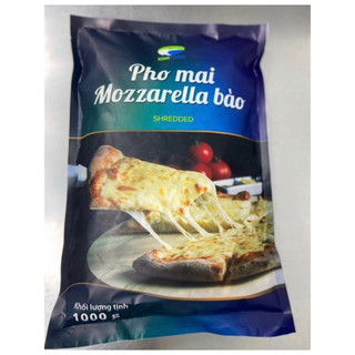 PHÔ MAI MOZZARELLA BÀO SỢI 1KG (GIAO HÀNG HỎA TỐC HÀ NỘI VỚI NOWSHIP)