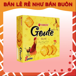 Hộp bánh quy mè gouté, gouté hạt 8 gói 288g, gouté 4 gói 158g