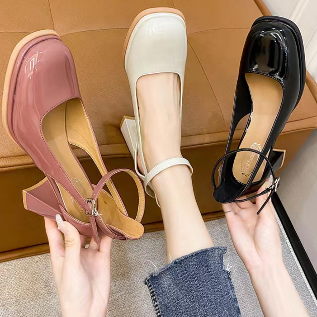 Giày Nữ 7 Phân Fom 1.5 Size Đế Đúp Hàng Full box Chuẩn Quảng Châu Size 35 - 39