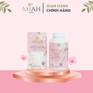 Kẹo ngậm trắng da, hủy nám 6S Shining Pearl ( Hộp 120 viên ) giảm nám tàn nhang, đốm nâu