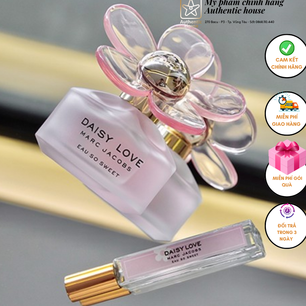 10ml chiết Daisy Love Eau So Sweet chính hãng | Nước hoa nữ Marc Jacobs