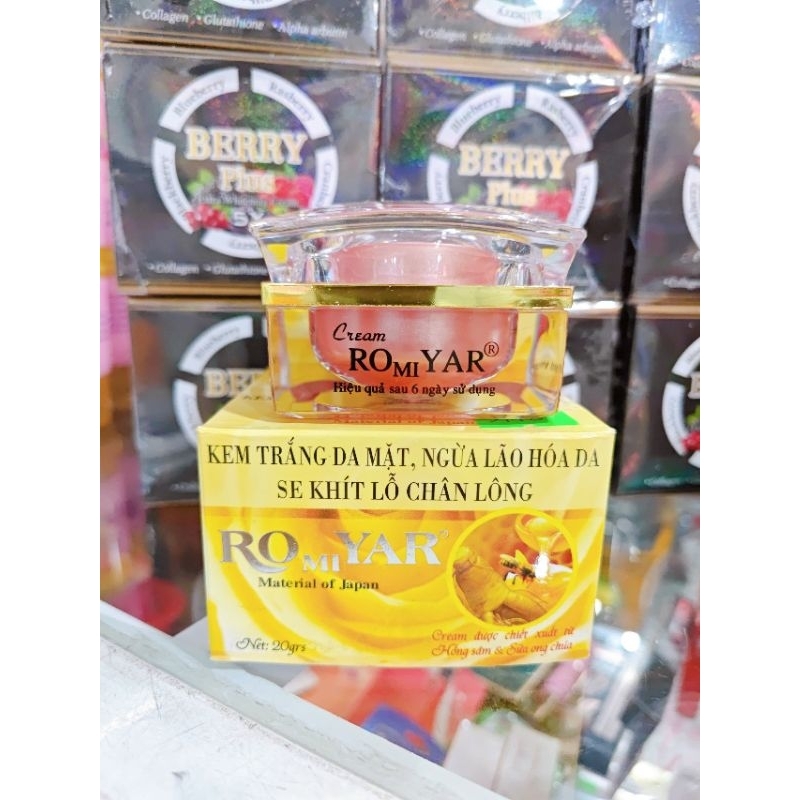 Kem Dưỡng Trắng Da Mặt ROMIYAR 20gr - Mụn, Nám, Trắng Da, Chống Lão Hóa
