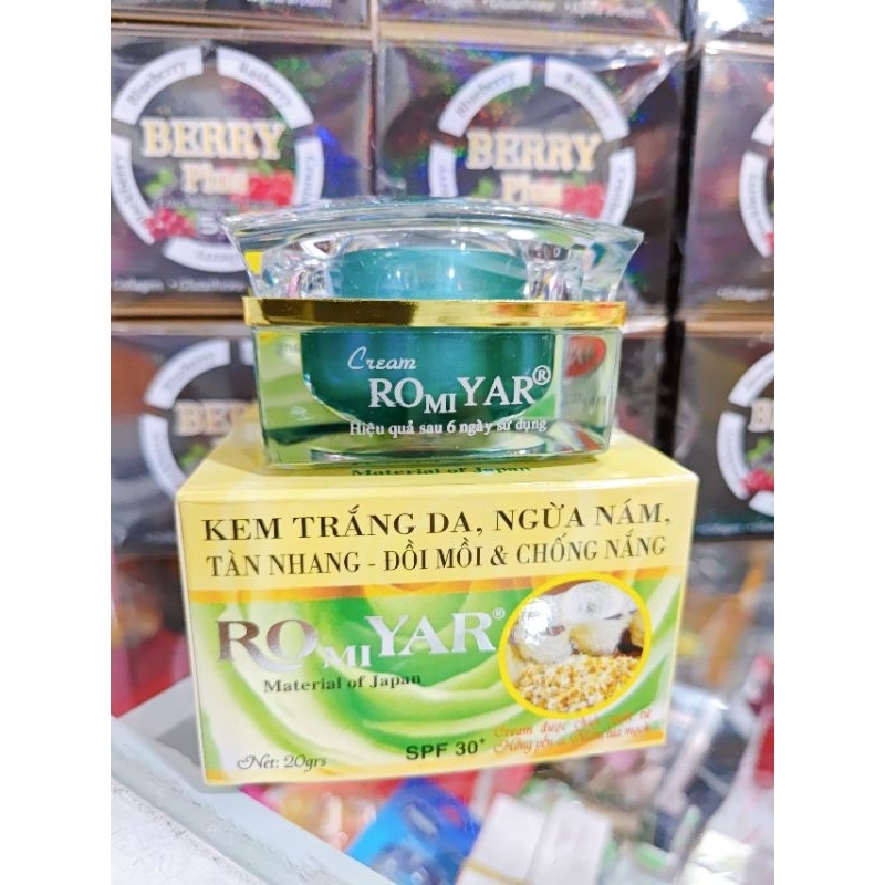 Kem Dưỡng Trắng Da Mặt ROMIYAR 20gr - Mụn, Nám, Trắng Da, Chống Lão Hóa