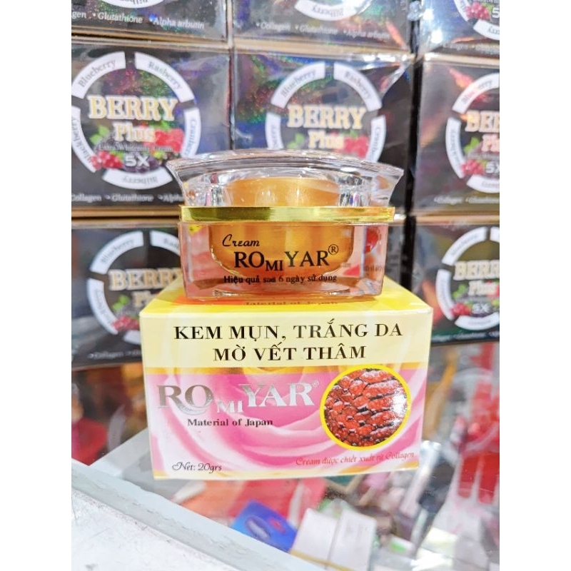 Kem Dưỡng Trắng Da Mặt ROMIYAR 20gr - Mụn, Nám, Trắng Da, Chống Lão Hóa